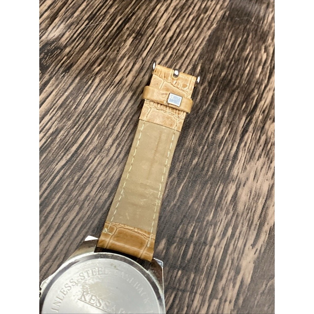 Kessaris Pear Dial with Rhinestone Bezel Women's Watch New Battery Working - Picture 5 of 11